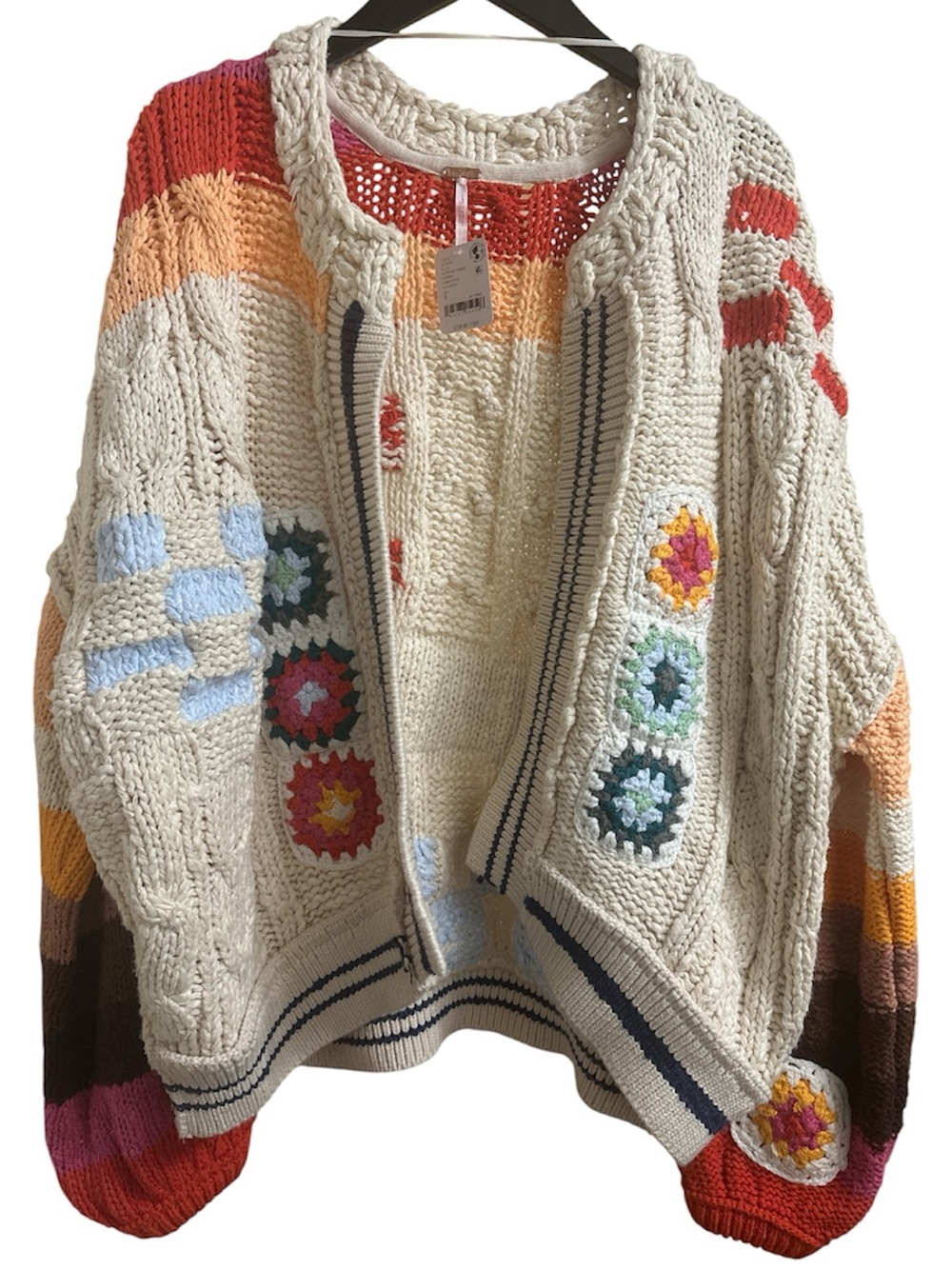 FREE PEOPLE CLEAR SKIES CARDI NWT Size S - Picture 5 of 9
